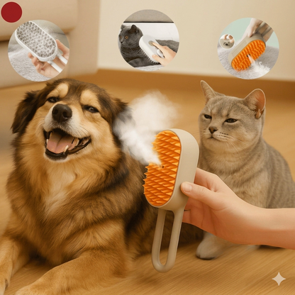 Cepillo vaporizador para Mascotas