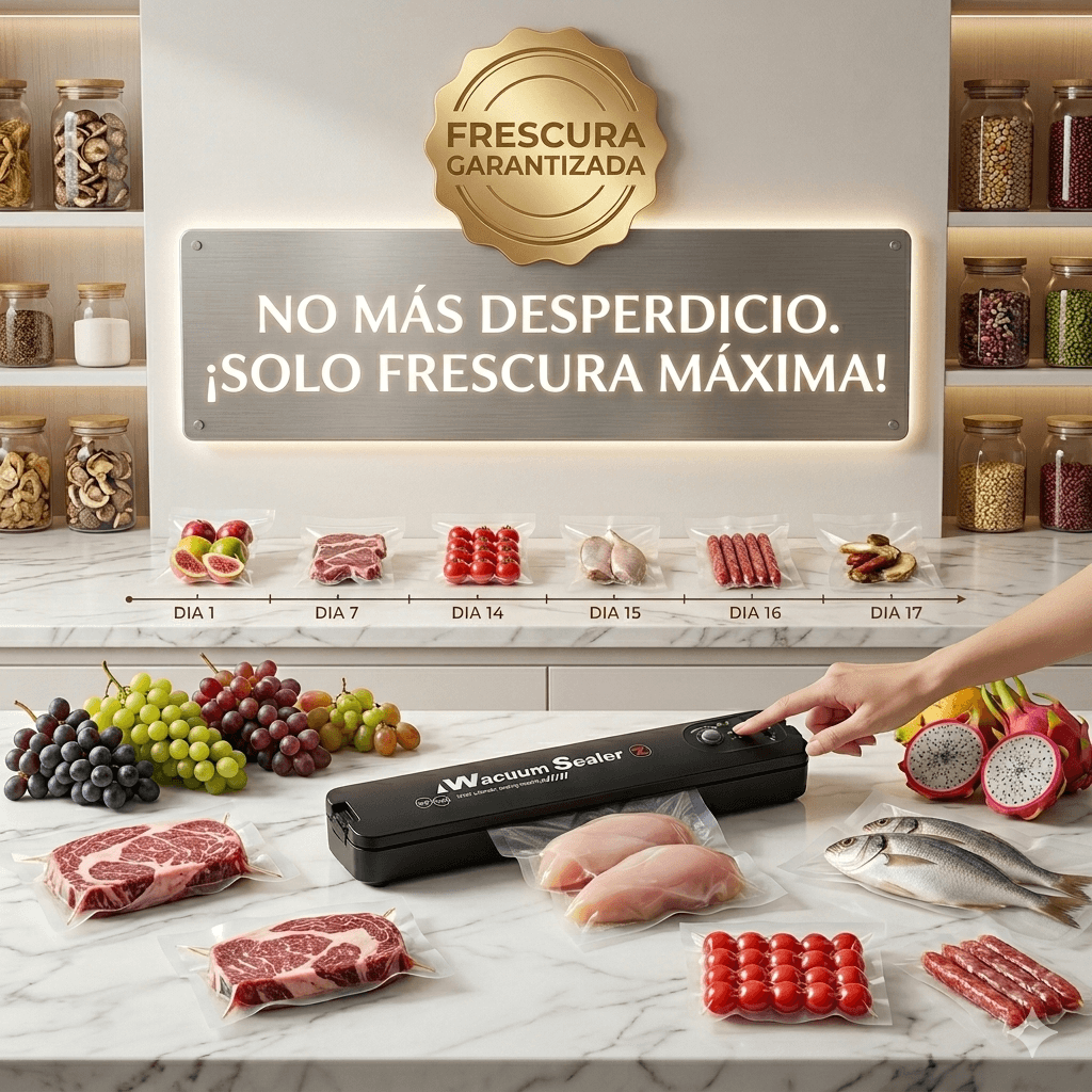 Kit Sellador al Vacío +bolsas