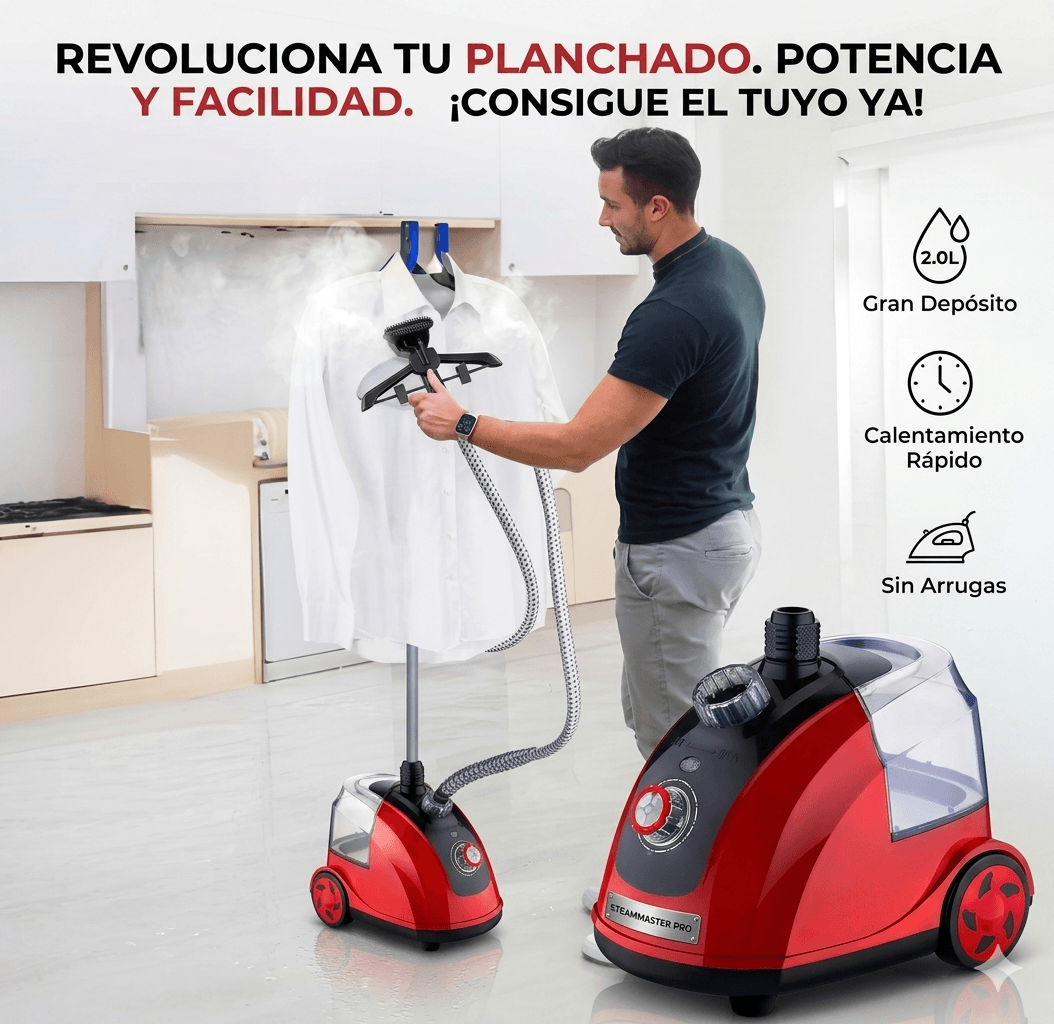 Plancha Vertical a Vapor