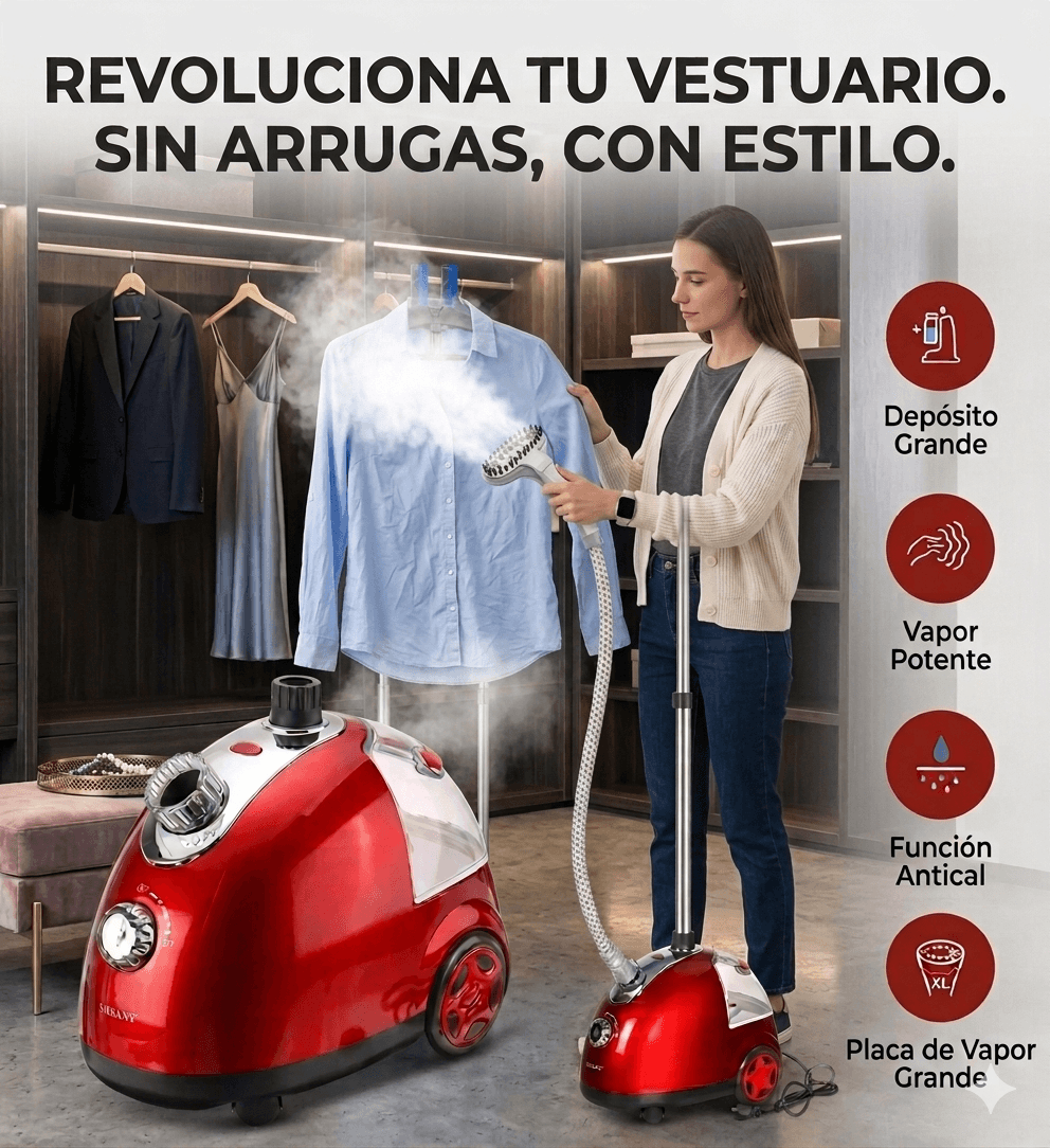 Plancha Vertical a Vapor