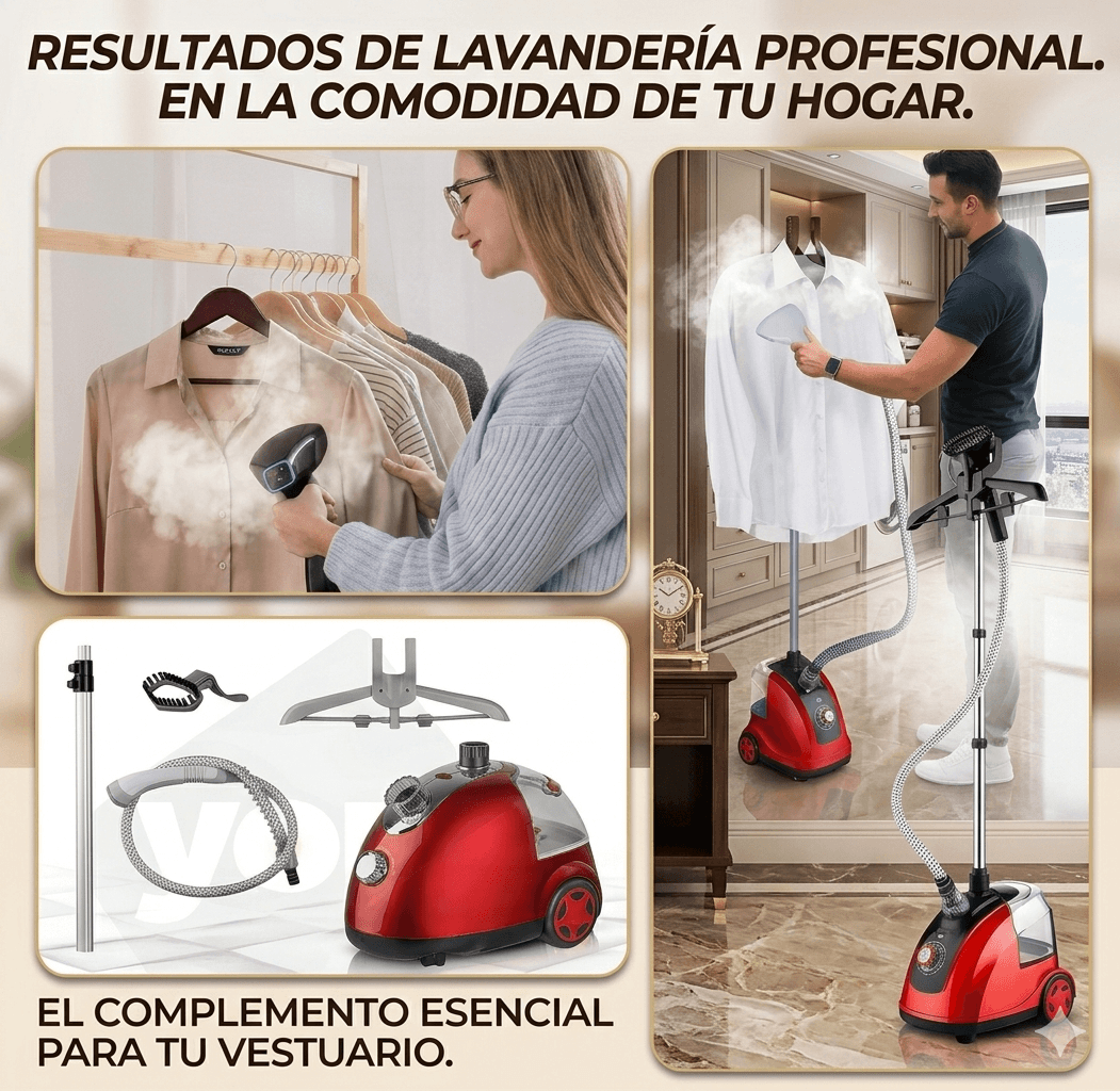 Plancha Vertical a Vapor